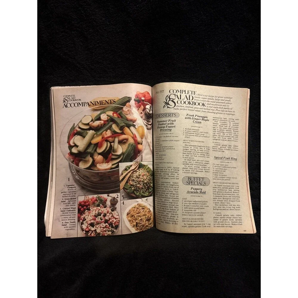 VTG Good Housekeeping Magazine July 1979 Summer Recipes Nostalgic Holly Hobbie